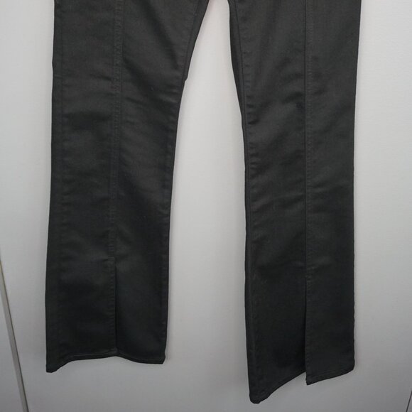 New AG Anisten High Rise Boot Cut Jeans in Black Mureau size 27 - Picture 12 of 16